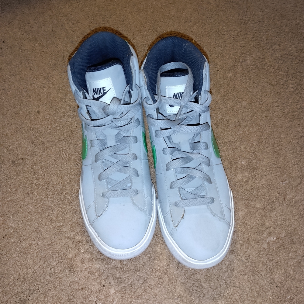 Nike Gray High-Top Sneakers